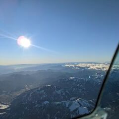 Flugwegposition um 14:30:51: Aufgenommen in der Nähe von Gemeinde Turnau, Österreich in 3402 Meter